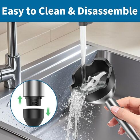 خلاط يدوي مقاوم للخدش بقوة 800 وات من لينك شيف، خلاط بمقبض مضاد للرذاذ مع شاشة LED تعمل باللمس، خلاط يدوي غمر مع مفرمة ودورق وخفق وحامل تخزين in Kuwait