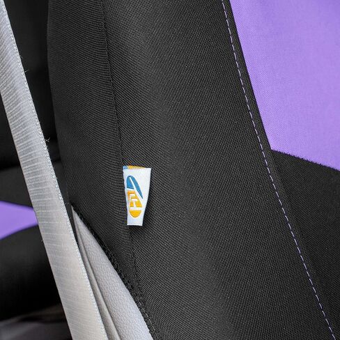 Universal Fit Car Seat Cover Full Set Automotive Seat Covers, Purple Chevron Flat Cloth Covers,Seat Protector for Cars, Trucks,SUVs and Vans,Washable Seat Cover in Saudi Arabia