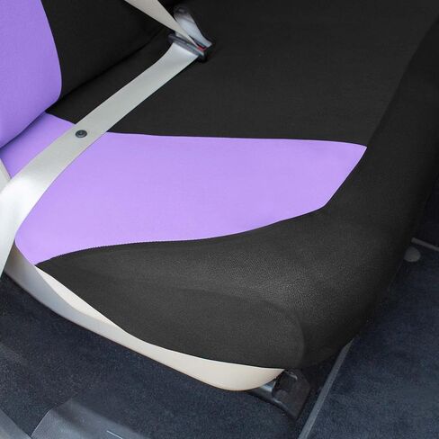 Universal Fit Car Seat Cover Full Set Automotive Seat Covers, Purple Chevron Flat Cloth Covers,Seat Protector for Cars, Trucks,SUVs and Vans,Washable Seat Cover in Saudi Arabia