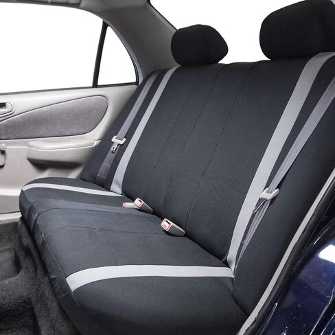 FH Group Car Seat Covers Three Row Set Blue Premium Modernistic, Airbag and Split Rear Car Seat Cover Universal Fit Interior Accessories for Cars Trucks and SUV Car Accessories Automotive Seat Covers in Saudi Arabia