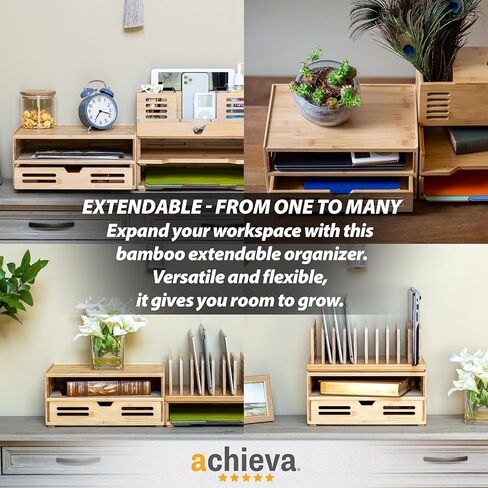 Achieva Bamboo Rotary Organizer (71007) in Saudi Arabia
