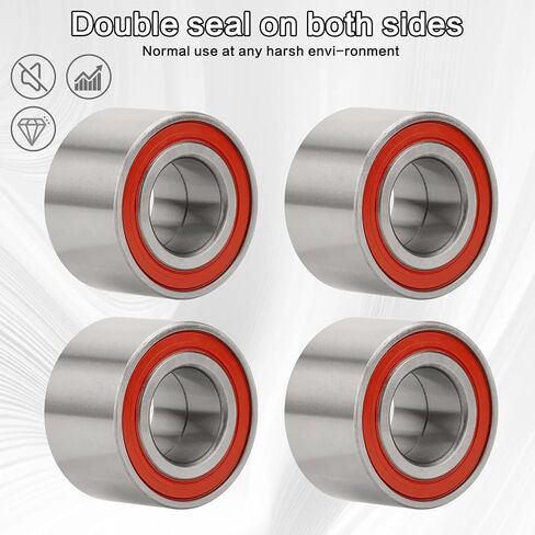 (4Pcs) Wheel Bearing Kit with Front Drive Shaft Seal, Compatible with Can-Am Defender, Commander, Maverick, Outlander, Renegade - Replaces # 293350040, 705400088, 293350118 in Saudi Arabia