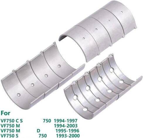 Motorcycle Connecting Rod Main Crankshaft Bearing For VF750C 750 VF750 VFR800 98-01 13224 8-ML7-690(Add 50 Connecting) in Saudi Arabia