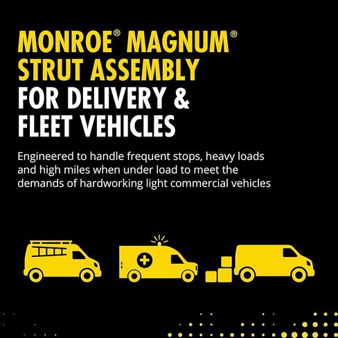 مجموعة Monroe Magnum المحملة 153007L دعامة تعليق ومجموعة زنبركية ملفوفة لـ Ram ProMaster 3500 in Kuwait