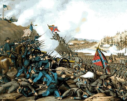 American Civil War Collection (19) - Battle of Franklin - Van-Go Paint-by-Number Kit 60x75cm DIY Frame in Saudi Arabia