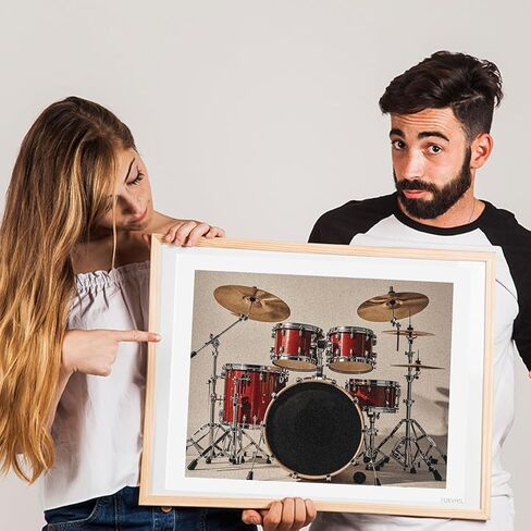 FUKVHIL Drum Set-Standard Digital Painting Personalized Paint by Number from Photos Digital Oil Painting Kits with Brushes Paint by Numbers for Beginners Wall Decor for Home 16x20inch in Saudi Arabia