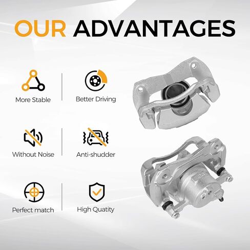 PAROD 19B3194 19B3195 Front Disc Brake Caliper Fit for 2009-2010 Pontiac Vibe, 2016 Scion iM, 2011-2016 tC, For 2017-2018 Toyota Corolla iM,2009-2013 Matrix, 2016-2020 Mirai,2006-2018 RAV4 in Saudi Arabia