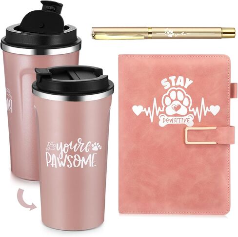 Pickmesh 3Pcs National Physical Therapy Month Gifts 17 oz Physical Therapist Tumbler with Inspirational A5 Leather Journal You're Doing Gait Pen Thank You for Physiotherapist Assistant Student (Black) in Saudi Arabia