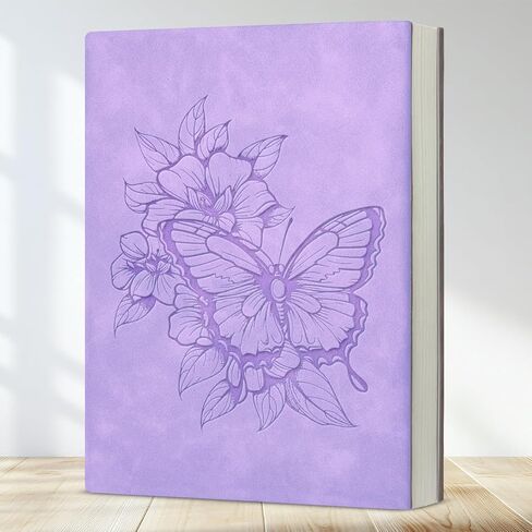 Butterfly Flowers Journal Notebook for Women, Birthday Gifts for Friends Leader Supervisor Mentor Coworkers, 160 Pages Writing Notebook for Travel, Business, Office, School, Home in Saudi Arabia