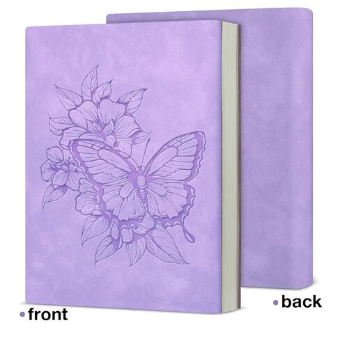 Butterfly Flowers Journal Notebook for Women, Birthday Gifts for Friends Leader Supervisor Mentor Coworkers, 160 Pages Writing Notebook for Travel, Business, Office, School, Home in Saudi Arabia
