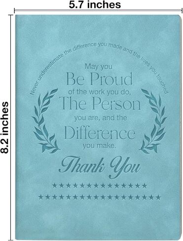 Thank You Gifts for Coworkers Notebook, Appreciation Gifts Retirement Leaving Gifts for Coworkers Colleagues Employee May You Be Proud of the Work You Do Leather Journal in Saudi Arabia