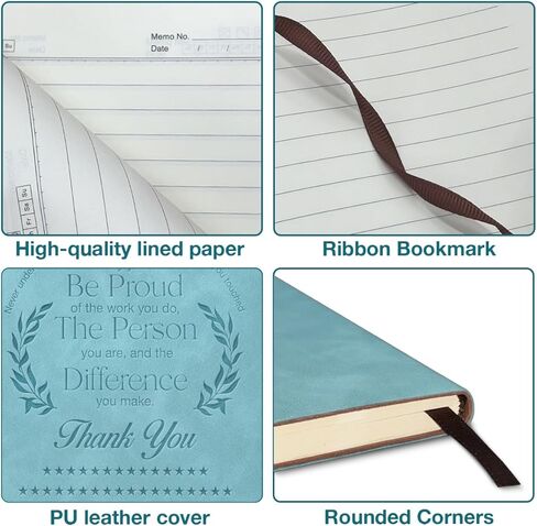 Thank You Gifts for Coworkers Notebook, Appreciation Gifts Retirement Leaving Gifts for Coworkers Colleagues Employee May You Be Proud of the Work You Do Leather Journal in Saudi Arabia