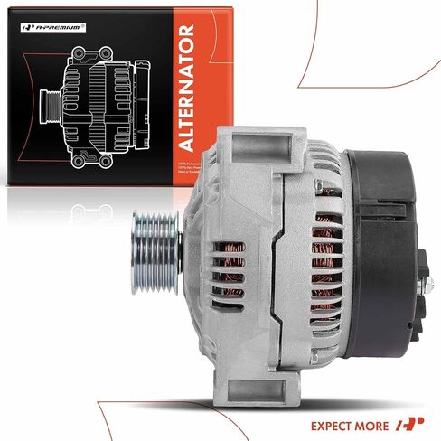 A-Premium Alternator Compatible with Land Rover Discovery 1999-2002 4.0L, 12V 130A 7-Groove Pulley Clockwise in Saudi Arabia