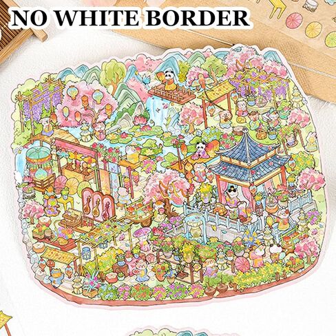 مشهد مصغر 20 مجموعة من الملصقات ثلاثية الأبعاد DIY مشهد مغامرة رعب جديد، تجعلك تمتلك علاجًا صغيرًا لمنزل صغير لإغاثة البالغين في سن المراهقة وتمرير الوقت-موضوع الإرهاب الصغير in Kuwait