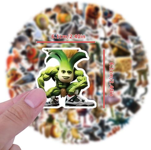 100Pcs Italian Brainrot Animals Stickers Tralalero Tralala Tung Tung Tung Sahur Cartoon Stickers Pack for Teens Adults Waterproof Vinyl Brainrot Decals for Laptop Ebook Readers Water Bottles Journal in Saudi Arabia