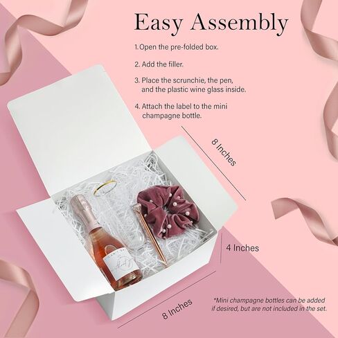 Bridesmaid Proposal Box Set of 6 – 42 Pcs Elegant Bridesmaid Gift Set for Asking Bridesmaids or Maid of Honor, Wedding Party Keepsake Box for Bridal Shower, Bachelorette & Bridal Party Gifts in Saudi Arabia