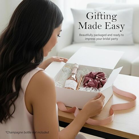 Bridesmaid Proposal Box Set of 6 – 42 Pcs Elegant Bridesmaid Gift Set for Asking Bridesmaids or Maid of Honor, Wedding Party Keepsake Box for Bridal Shower, Bachelorette & Bridal Party Gifts in Saudi Arabia