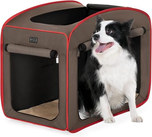 Petsfit يطفو على السطح قفص الكلب القابل للطي للكلاب الكبيرة، قفص القطط مقاوم للماء لينة بيت الكلب الناقل للسفر in Saudi Arabia