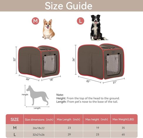 Petsfit يطفو على السطح قفص الكلب القابل للطي للكلاب الكبيرة، قفص القطط مقاوم للماء لينة بيت الكلب الناقل للسفر in Saudi Arabia