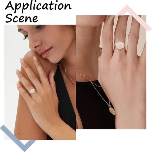 SUNNYCLUE 1 Box 8Pcs Prong Ring Setting Cubic Zirconia Adjustable Ring Blanks Golden Silver Brass Finger Ring Components 4 Claw Prong Ring Base for Jewelry Making Kits DIY Gemstone Rings Adult Women in Saudi Arabia