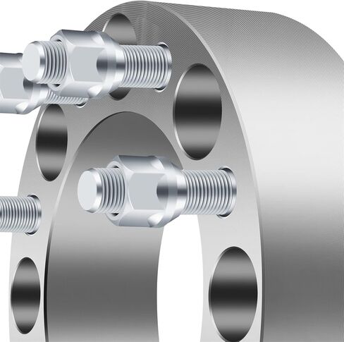 ECCPP 4PCS 8x6.5 To 8x6.5 2 inch Wheel Spacers 8 Lug for 1999-2010 for Sierra 2500HD 3500HD in Saudi Arabia