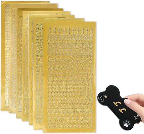 Small Letter Stickers, Self Adhesive Alphabet Number Stickers, Star Butterfly Glitter Letter for Scrapbook Photocards Phone Case Decoration (Silver) in Kuwait