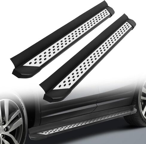 لوحات تشغيل Perfit Liner لـ 2016-2022 Honda Pilot 4 أبواب SUV ABS + قضبان جانبية من سبائك الألومنيوم قضبان Nerf مقاس 6.5 بوصة in Saudi Arabia