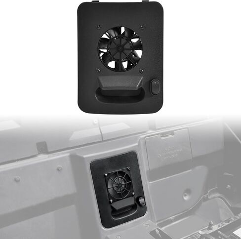 SAUTVS Engine Access Panel with Cooling Fan Assembly for 2014-2023 Polaris RZR XP 1000/ Turbo/RZR 900/Trail S 900 1000/2017 Ranger XP 1000 Accessories, Replace #5454122#5452376-070#5439787-070 in Saudi Arabia