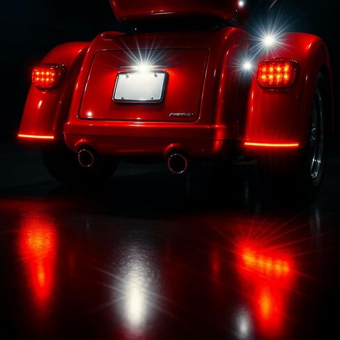 Eagle Lights LED Fender Brake Light for 2009–2025 Harley-Davidson® Tri-Glide Models (Red) in Saudi Arabia