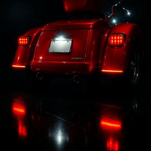 Eagle Lights LED Fender Brake Light for 2009–2025 Harley-Davidson® Tri-Glide Models (Red) in Saudi Arabia