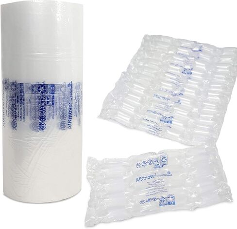 Cushion M Inflatable Packaging Air Film for 16" x 1150' Airmove2 by Storopack, Pack of 2 rolls – Moisture Resistant Air Pillow – Space-Saving Alternative to Packing Peanuts – Durable Packing Air Bags in Saudi Arabia