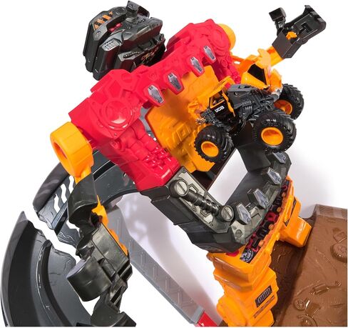 مجموعة لعب Monster Jam Smash & Bash SmashBot مع قاذفة، شاحنة وحش حصرية بمقياس 1:64، روبوت قابل للإصلاح مقاس 15 بوصة، ألعاب أطفال للأولاد والبنات من سن 3 سنوات فما فوق in Kuwait