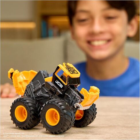 مجموعة لعب Monster Jam Smash & Bash SmashBot مع قاذفة، شاحنة وحش حصرية بمقياس 1:64، روبوت قابل للإصلاح مقاس 15 بوصة، ألعاب أطفال للأولاد والبنات من سن 3 سنوات فما فوق in Kuwait