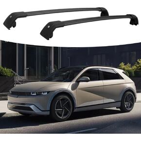 2PCS Crossbars Fits for Hyundai 2022-2026 IONIQ 5 Cross Bar Roof Rack Rail Rail Carrier Black roof Rack Rails in Kuwait