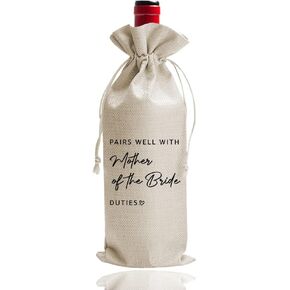 DOI-LANEE Mother of the Bride Wine Bag - Wedding Gift for Mom from Daughter, Personalized Gift Idea (DL050) in Saudi Arabia