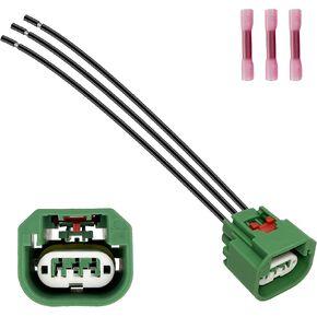 Headlight Connector Wiring Harness Replacement for Jeep Wrangler 2008-2022 Patriot Compatible with Dodge Ram Daytime Running Lamp Parking Light H13, Replaces 68064997AA in Kuwait