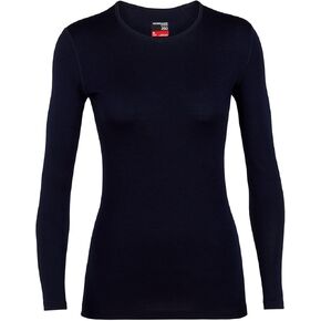 Icebreaker Merino Women's Tech Heavyweight Base Layer Long Sleeve Crew Neck Shirt, Merino Wool in Kuwait