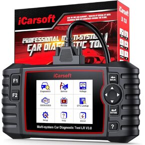 iCarsoft LR V3.0 2026 Version Bidirectional OBD2 Scanner for Most Land Rover/Jaguar from 1996-2023 Full Systems 37 Service Diagnostic Scan Tool Graphic Data Car Code Reader with Lifetime Free Update in Saudi Arabia