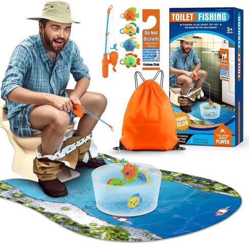 Toilet Golf Game - Funny Gifts for Men, Golf Gifts for Men, Funny White Elephant Gifts for Adults, Bathroom Golf Gag Gifts for Adults, Cool Dad Gifts for Husband Birthday Gifts in Saudi Arabia