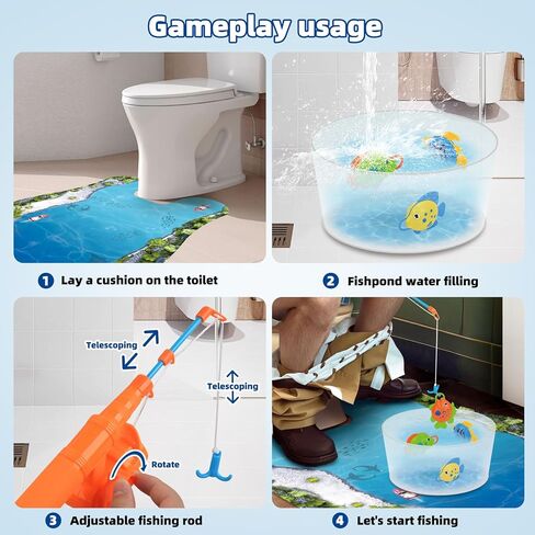 Toilet Golf Game - Funny Gifts for Men, Golf Gifts for Men, Funny White Elephant Gifts for Adults, Bathroom Golf Gag Gifts for Adults, Cool Dad Gifts for Husband Birthday Gifts in Saudi Arabia