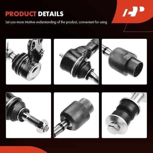 A-Premium Set of 8, Front Sway Bar Link, Lower Ball Joint, Inner & Outer Tie Rod End, Compatible with Chevrolet Cavalier 1995-2005, Pontiac Sunfire 1995-2005 in Saudi Arabia