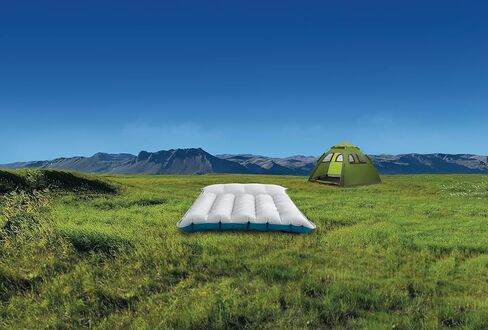 Intex 64097EP TruAire Luxury Camping Mat: Inflatable Sleeping Pad – Durable Outdoor Use – Puncture-Resistant – includes QuickFill Air Pump – 300lb Weight Capacity in Saudi Arabia