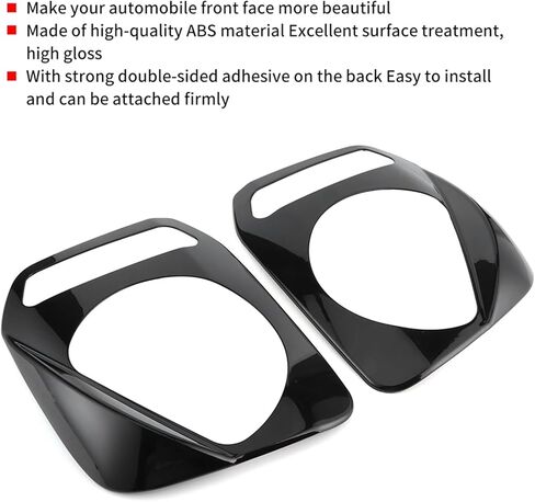 Car Front Headlight Cover Headlamp Trim Decor Compatible Forr Jimny 2007‑ 2017 Car Head Lamp Trim Head Light Cover Trim in Saudi Arabia