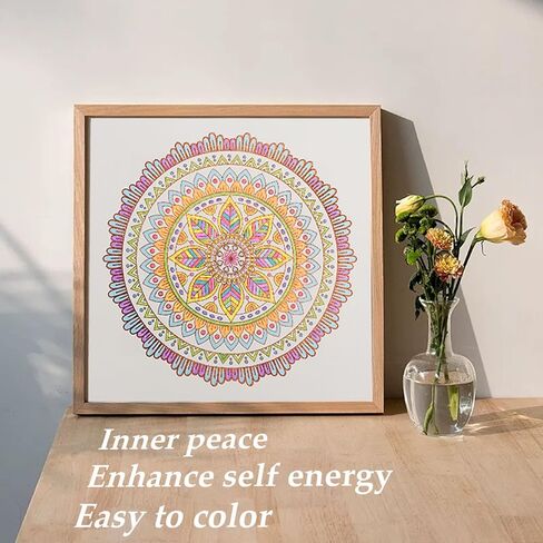 Flower Sprite Coloring Book for Adult Spiral Bound Coloring Books for Women Lay Flat 24 Pages One Sided Design Gift for Adult to Relax and Relieve Anxiety in Kuwait