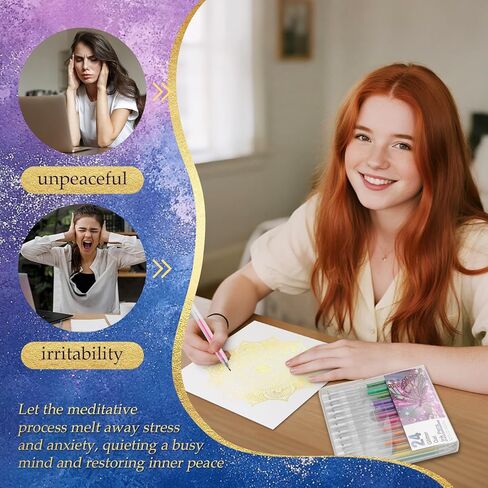 Flower Sprite Coloring Book for Adult Spiral Bound Coloring Books for Women Lay Flat 24 Pages One Sided Design Gift for Adult to Relax and Relieve Anxiety in Kuwait