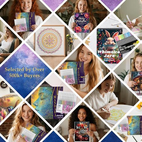 Flower Sprite Coloring Book for Adult Spiral Bound Coloring Books for Women Lay Flat 24 Pages One Sided Design Gift for Adult to Relax and Relieve Anxiety in Kuwait