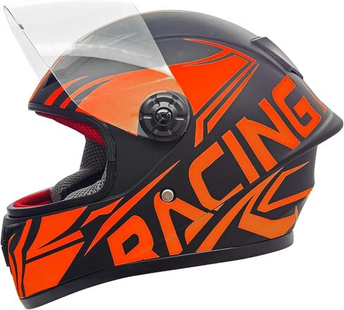 SanQing Kids خوذة دراجة نارية كاملة الوجه موتوكروس الترابية دراجة ATV BMX Go-Kart على الطرق الوعرة 4 عجلات صبي فتاة الأطفال خوذة مع قناع الشمس DOT المعتمدة in Kuwait