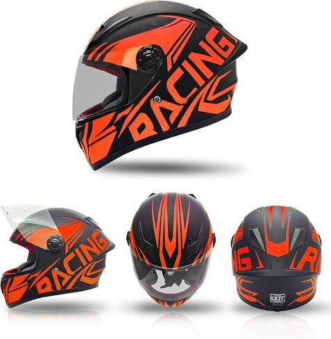 SanQing Kids خوذة دراجة نارية كاملة الوجه موتوكروس الترابية دراجة ATV BMX Go-Kart على الطرق الوعرة 4 عجلات صبي فتاة الأطفال خوذة مع قناع الشمس DOT المعتمدة in Kuwait