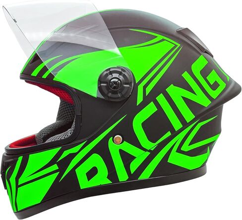 SanQing Kids خوذة دراجة نارية كاملة الوجه موتوكروس الترابية دراجة ATV BMX Go-Kart على الطرق الوعرة 4 عجلات صبي فتاة الأطفال خوذة مع قناع الشمس DOT المعتمدة in Kuwait