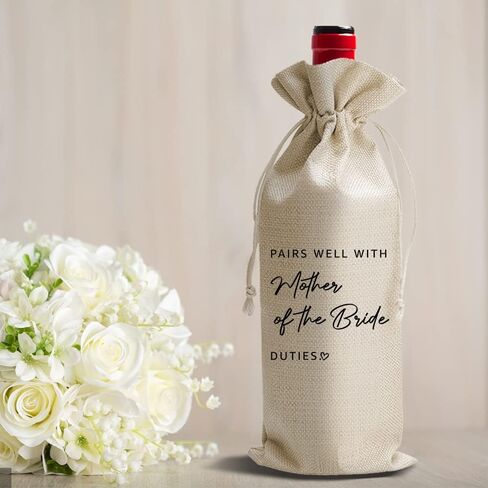 DOI-LANEE Mother of the Bride Wine Bag - Wedding Gift for Mom from Daughter, Personalized Gift Idea (DL050) in Saudi Arabia